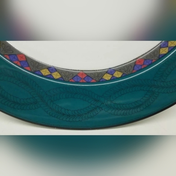 Dansk | Emerald Braid Quiltings Dinnerware | Set of 2 Dinner Plates | 11" - Picture 5 of 12